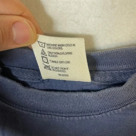 Comfort Colors New Orleans Graphic T Shirt Short Sleeve Crew Neck Blue Size M - Picture 4 of 6